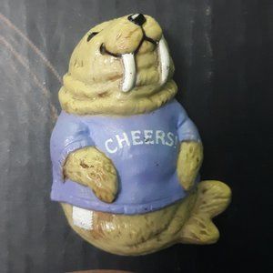 Hallmark Cards Inc. | Vintage Shirt Tales Walrus wear "Cheers" Shirt Magnet